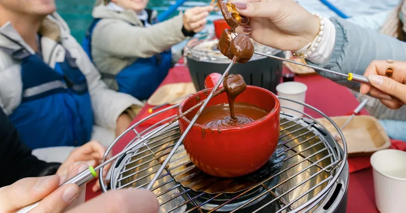 Chocolate Fondue Float