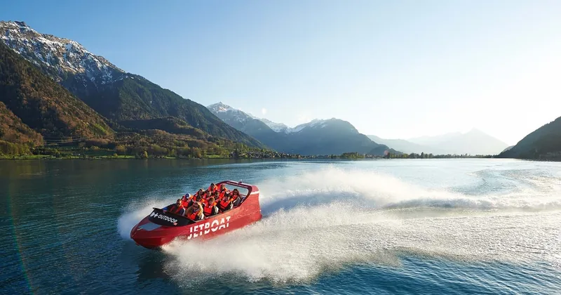Scenic Jetboat Ride on Lake Brienz